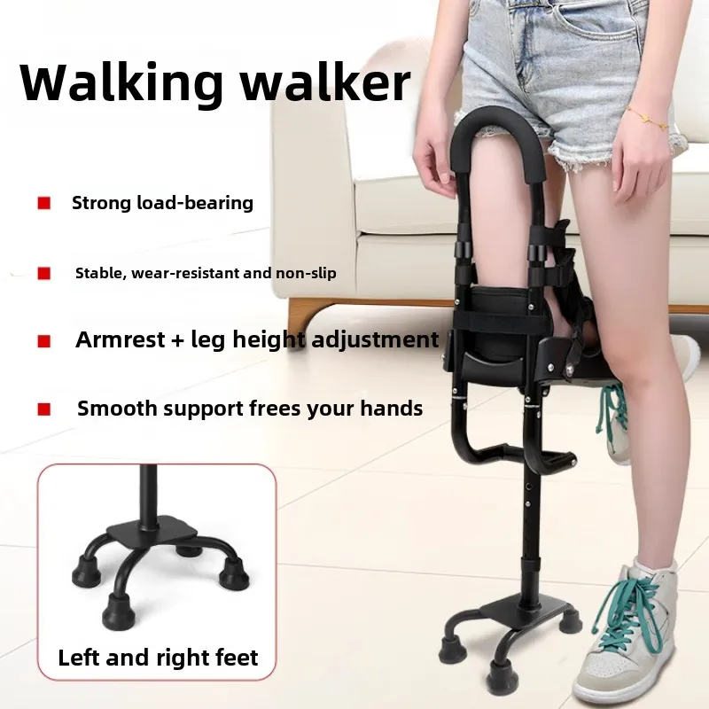 Ankle Brace Support - 調整可能な滑り止めアンクルブレース,安定した回復のための調整可能なレッグブレース,レッグケーブ,リハビリテーションウォーカー