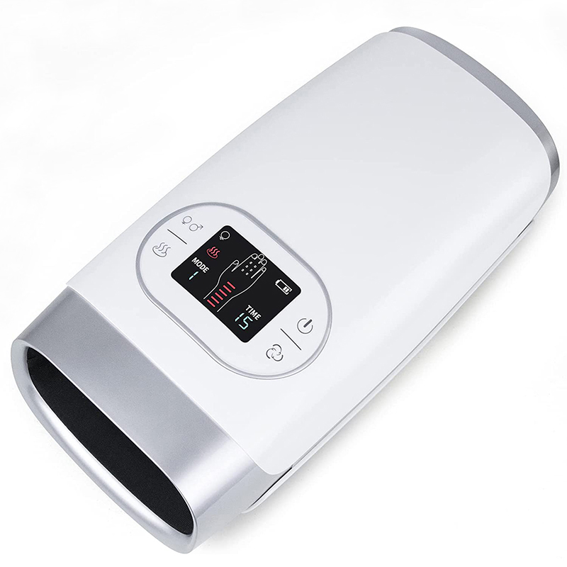 Health Wellness Massage - 2025年 電動ワイヤレスハンドマッサージャーデバイス 温熱空気圧縮 パームマッサージマシン 美容指 手首スパ