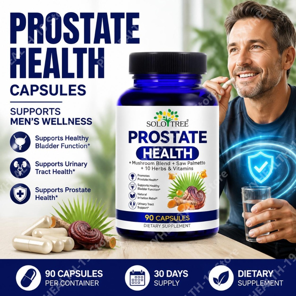 Health Wellness And - ソロツリー 前立腺健康カプセル ソーパルメット レイシ ネトル ターメリック配合