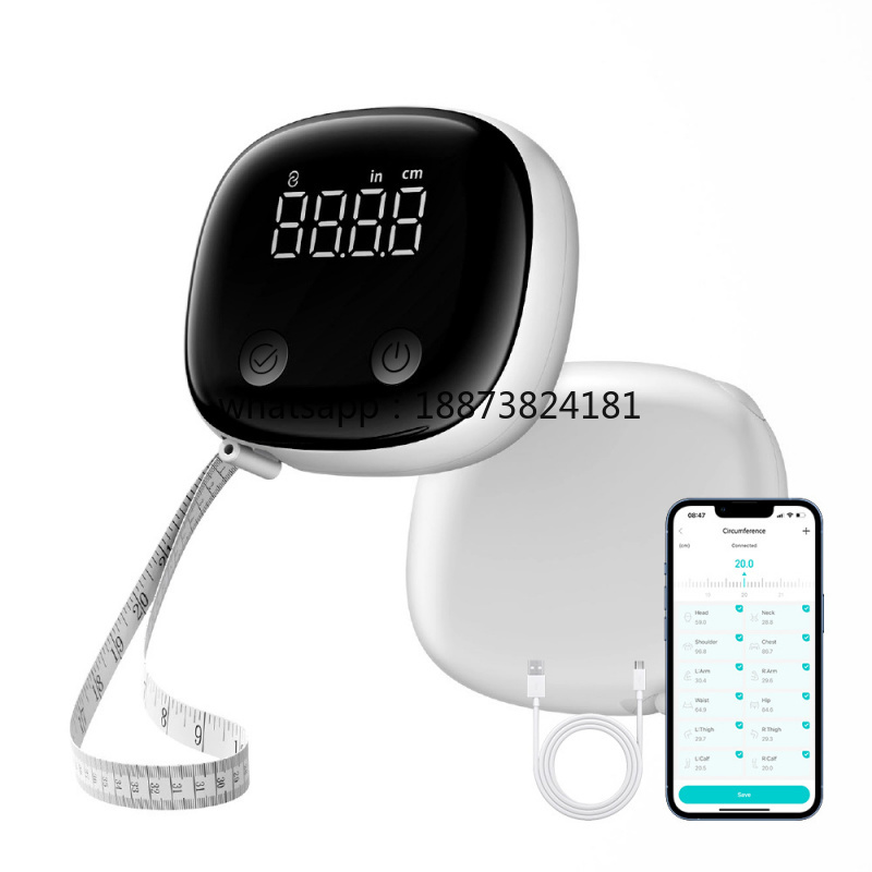 Xbody Health & Wellness Functional Integrative Medicine Office & Medical Spa - Fitdaysスマートボディテープメジャー、スマートウエストルーラー、Fitdaysアプリ対応、体脂肪率・BMI測定ツール、体型測定テープ、迅速発送