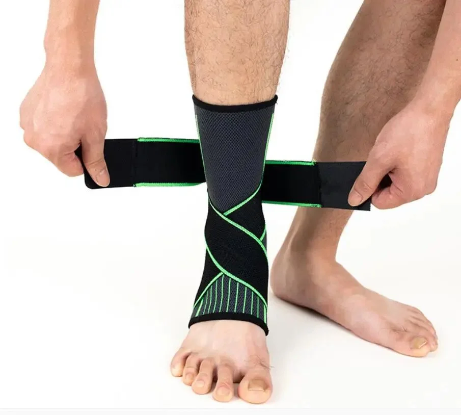 Ankle Brace Support - スポーツ用足首プロテクター圧縮サポートブレース1個、バスケットボール、ランニング、ハイキング、登山、ヨガに適しています。
