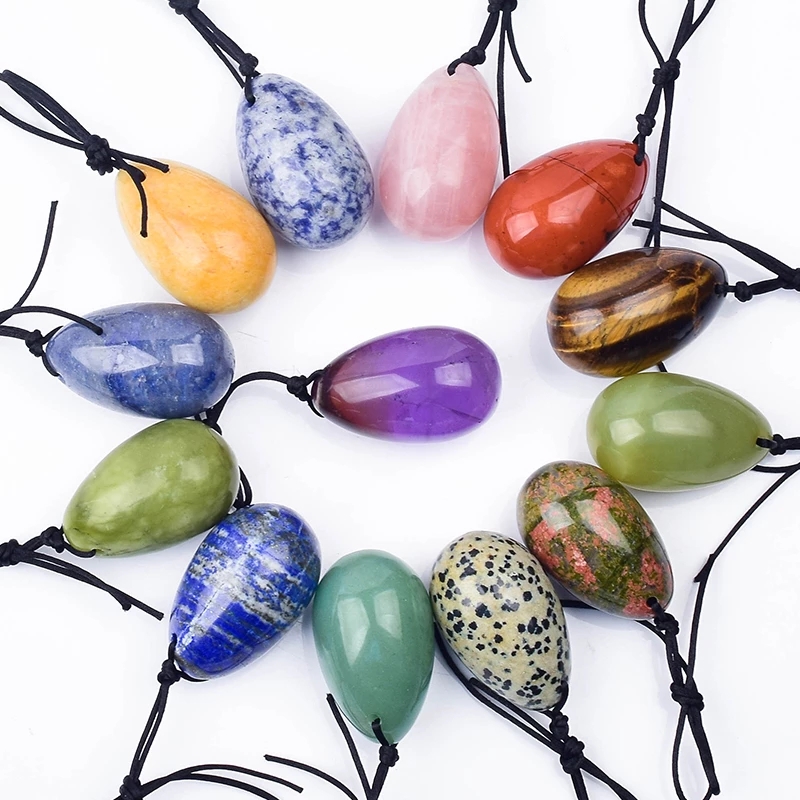 天然水晶玉マッサージ卵,30x20mm,女性用,ケゲルボール - Xbody Health & Wellness Functional Integrative Medicine Office & Medical Spa のレビューと価格
