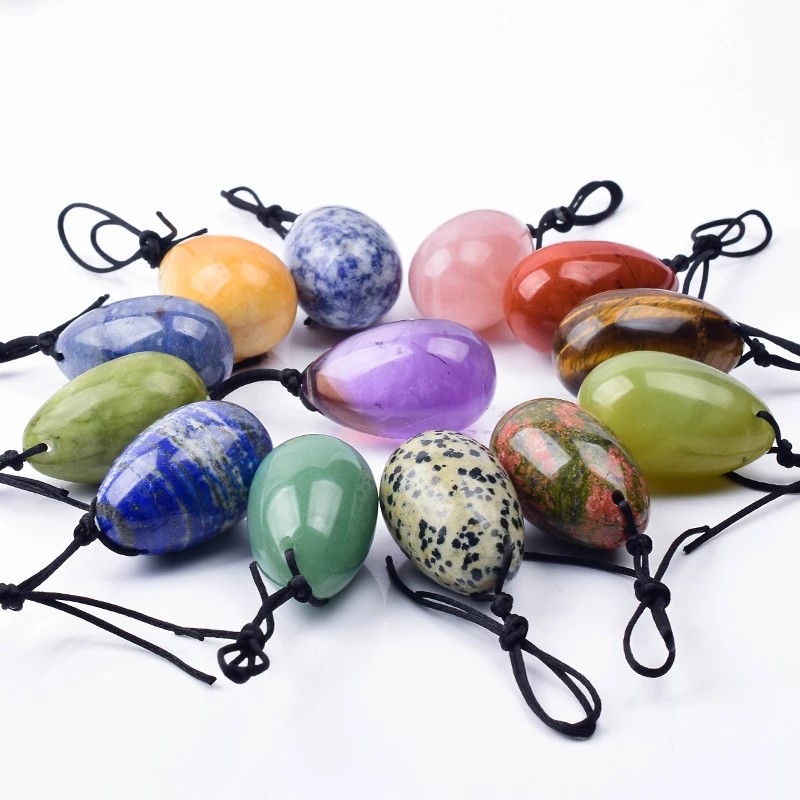 天然水晶玉マッサージ卵,30x20mm,女性用,ケゲルボール - Xbody Health & Wellness Functional Integrative Medicine Office & Medical Spa のレビューと価格