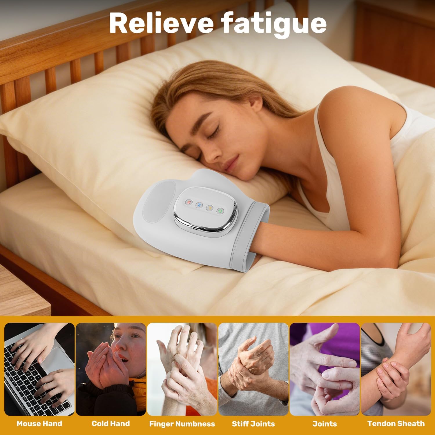 エアバッグ圧縮機能付きハンドマッサージャー、指・手首・手のひ - Health Wellness Massage のレビューと価格