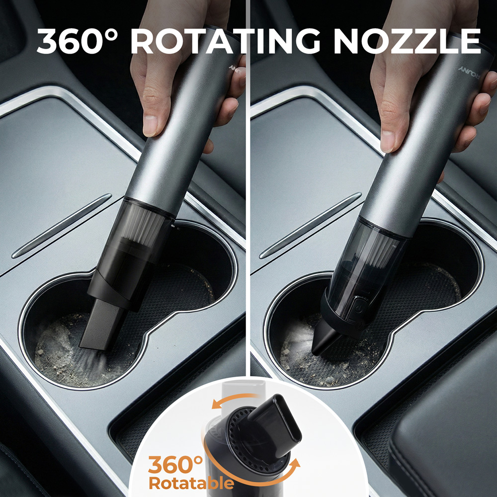 車載用ハンドヘルド掃除機、6つのアタッチメント付き、2スピー - Air Purifier Hepa のレビューと価格