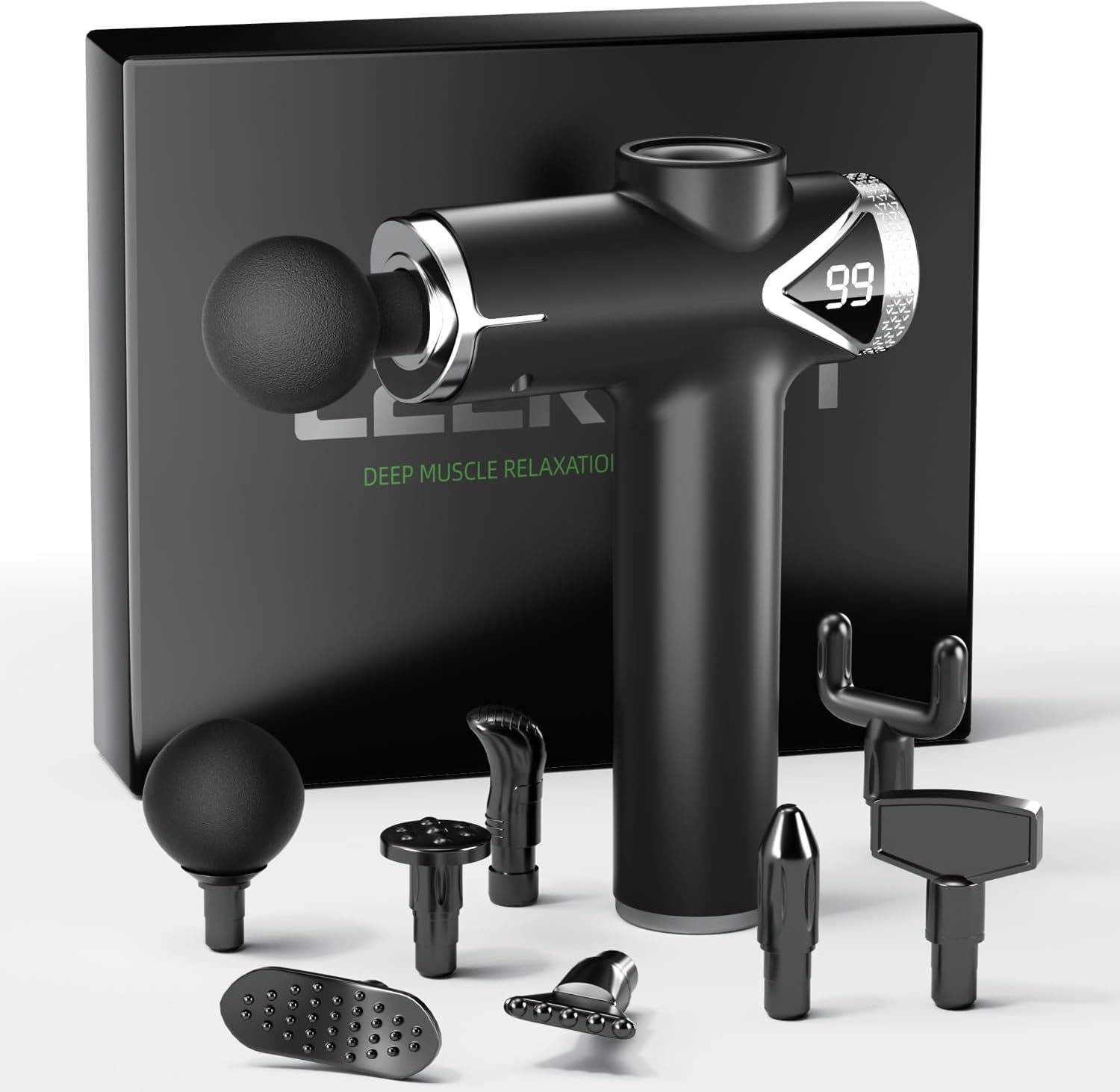 プロの筋肉マッサージガン、首と背中のマッサージ器具、ドロップ - Health Wellness Massage のレビューと価格