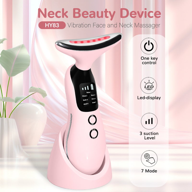 7色LEDライト搭載 フェイスネック美容器 振動マッサージ  - Health Wellness Massage のレビューと価格